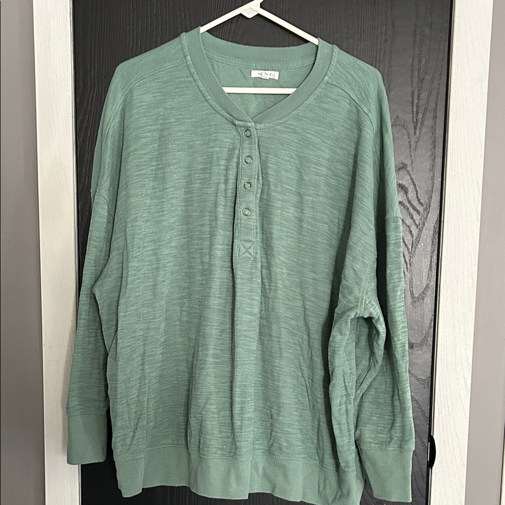 Maurices Sage Green Women's Crew Neck Sweater